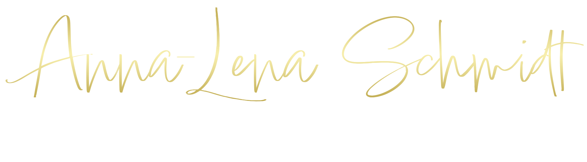 Hochzeitsfotograf Darmstadt - Anna-Lena Schmidt Fotografie Logo negativ